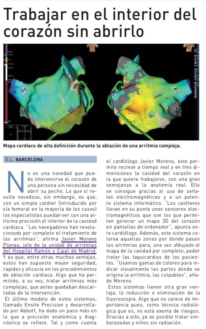 Dr. Javier Moreno - El País